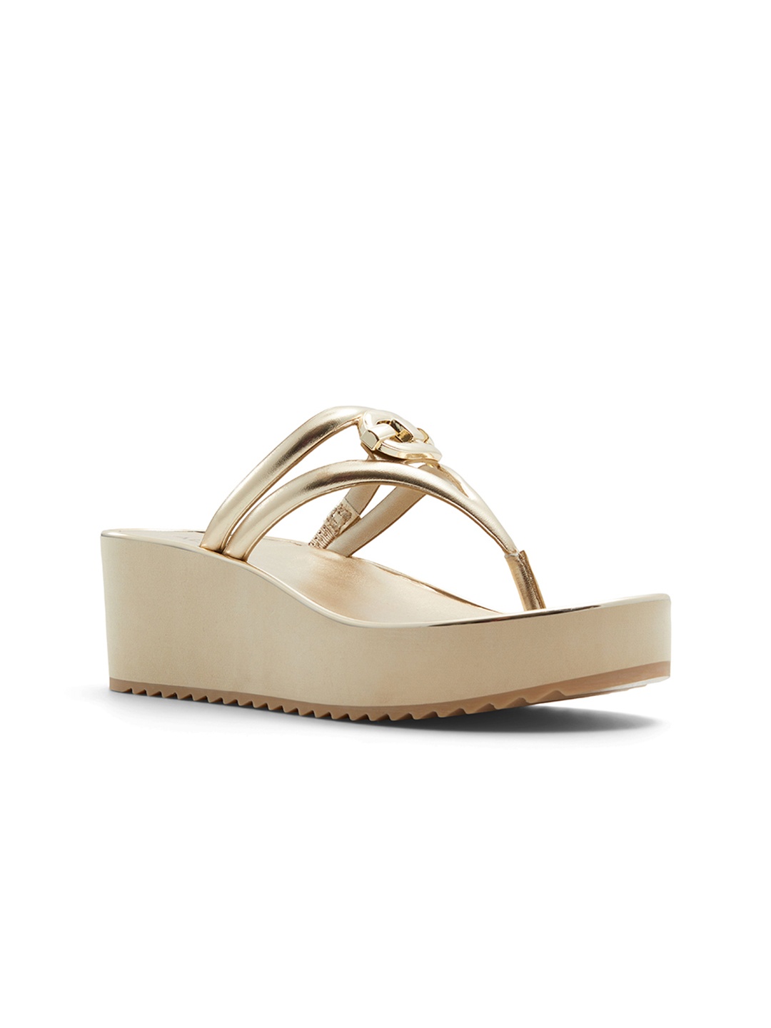 

ALDO Women Open Back Wedge Sandals, Gold