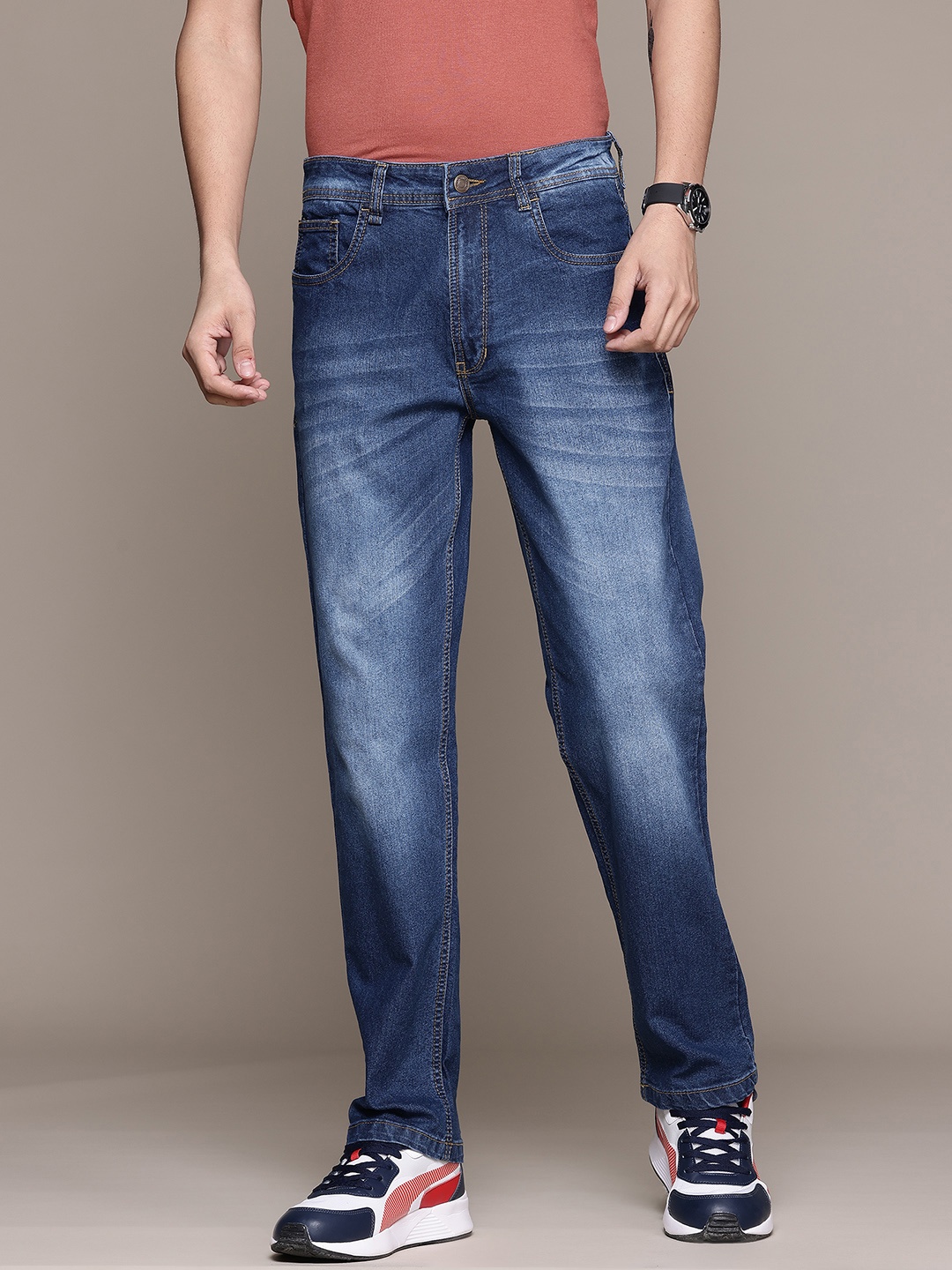 

The Roadster Lifestyle Co. Men Regular Fit Jeans, Blue