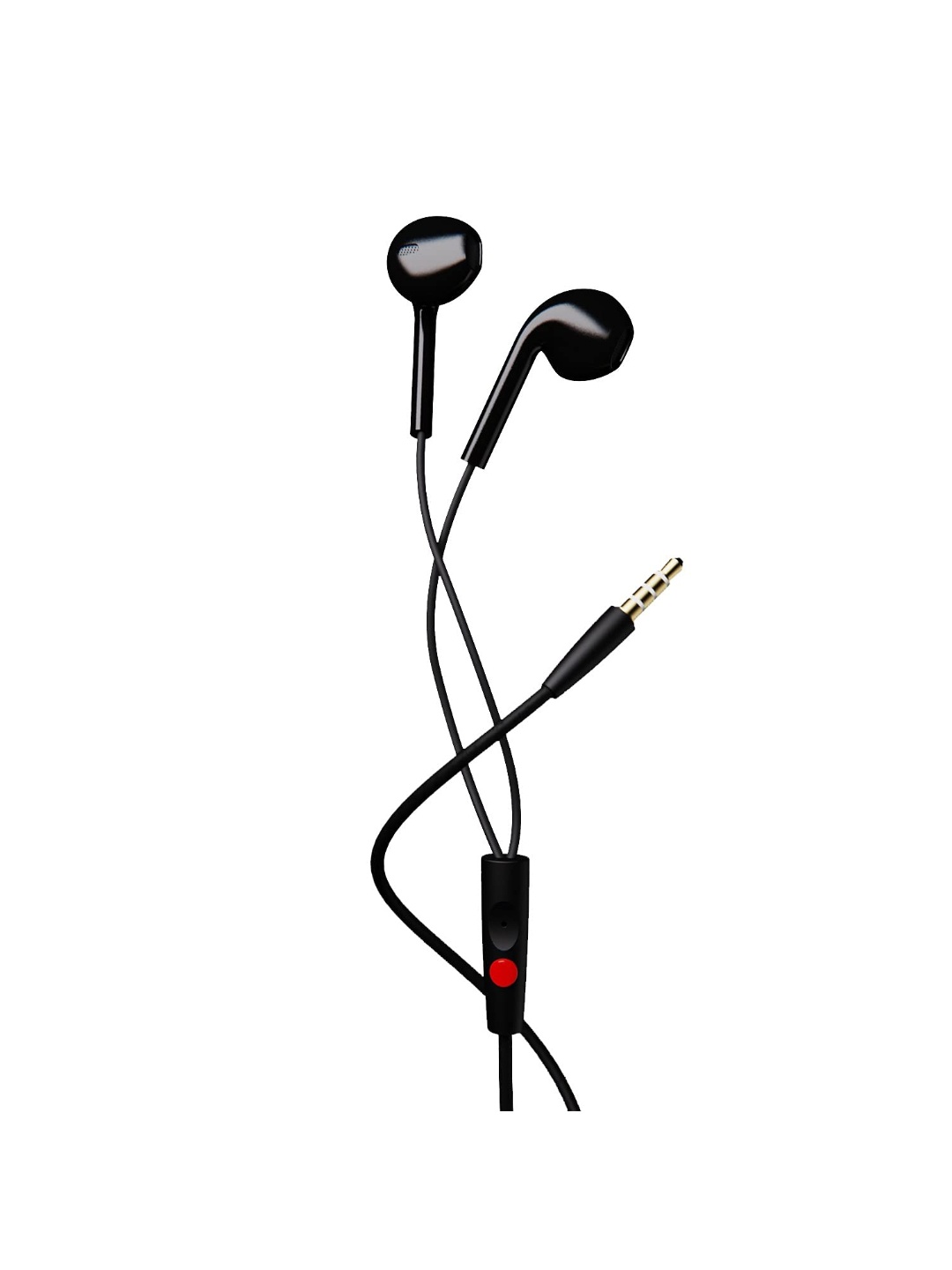 

boAt Bassheads 105 Wired In Ear Headphones with Mic, Black