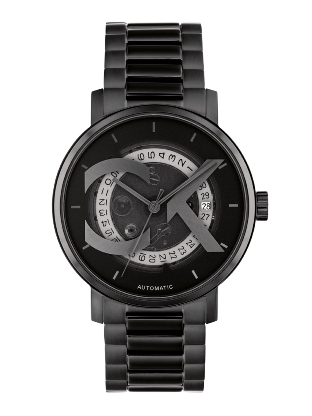 

Calvin Klein Unisex Ck Iconic Analogue Automatic Solar Powered Watch, Black