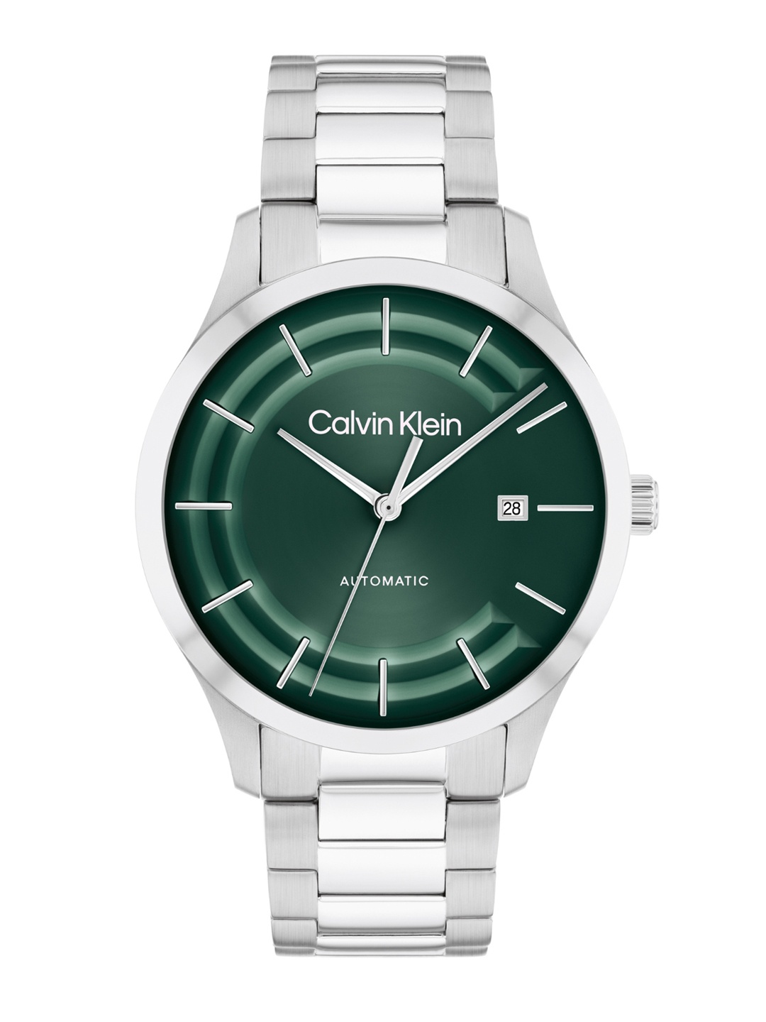 

Calvin Klein Unisex Ck Iconic Automatic Solar Powered Analogue Watch 25300022, Green