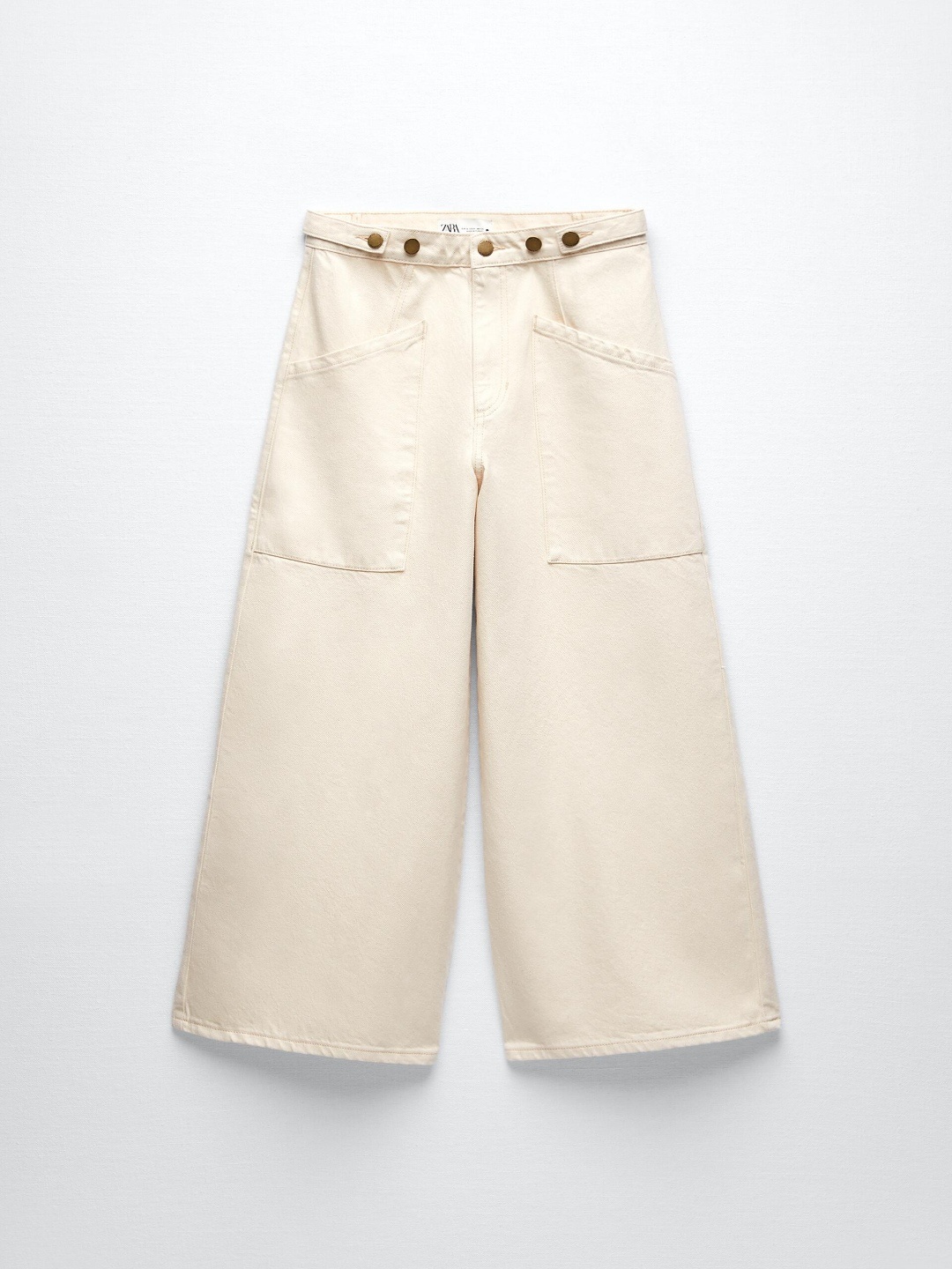 

ZARA Women Trousers, Beige