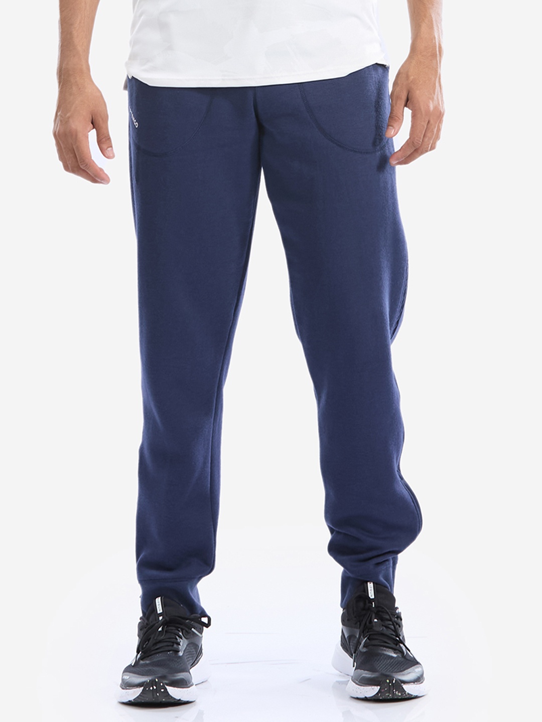 

Artengo By Decathlon Men Mid-Rise Track Pants, Navy blue