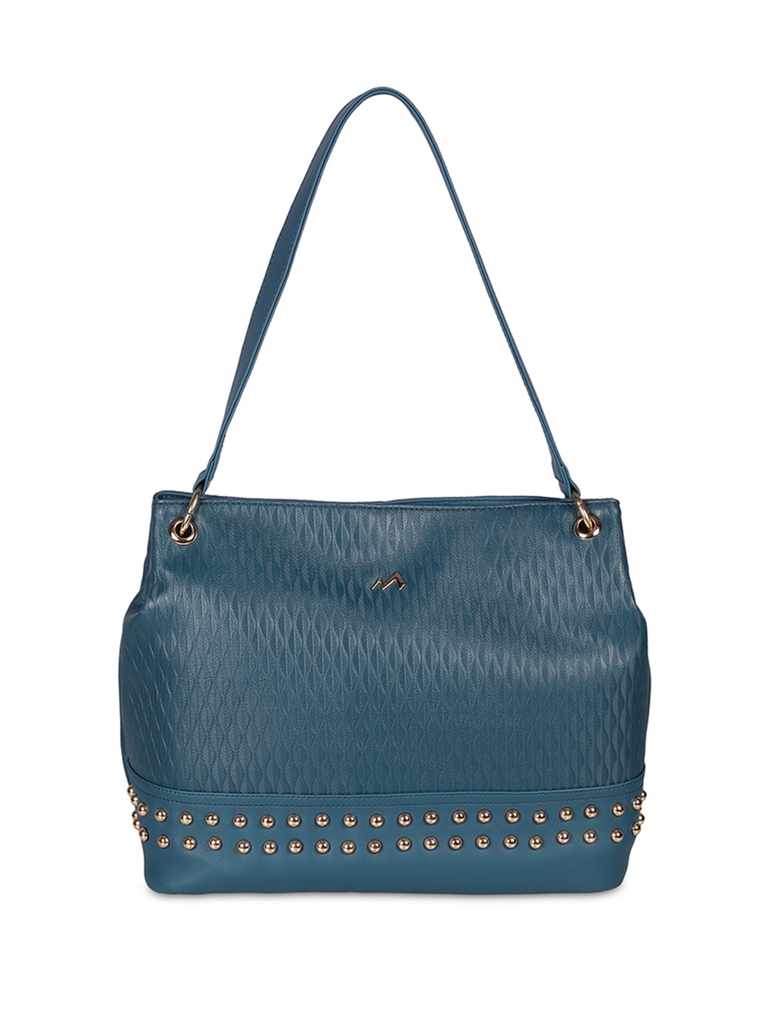 

Metro Women Textured Embellished Shoulder Bag, Teal