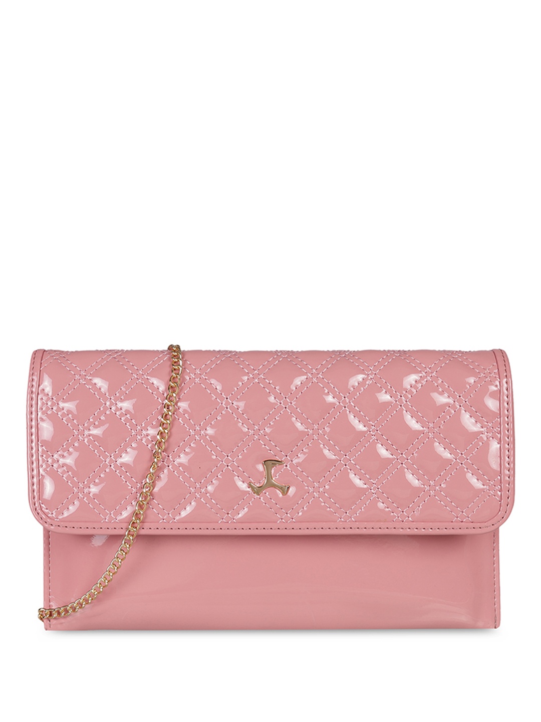 

Mochi Women Textured Sling Bag With Detachable Sling Strap, Pink