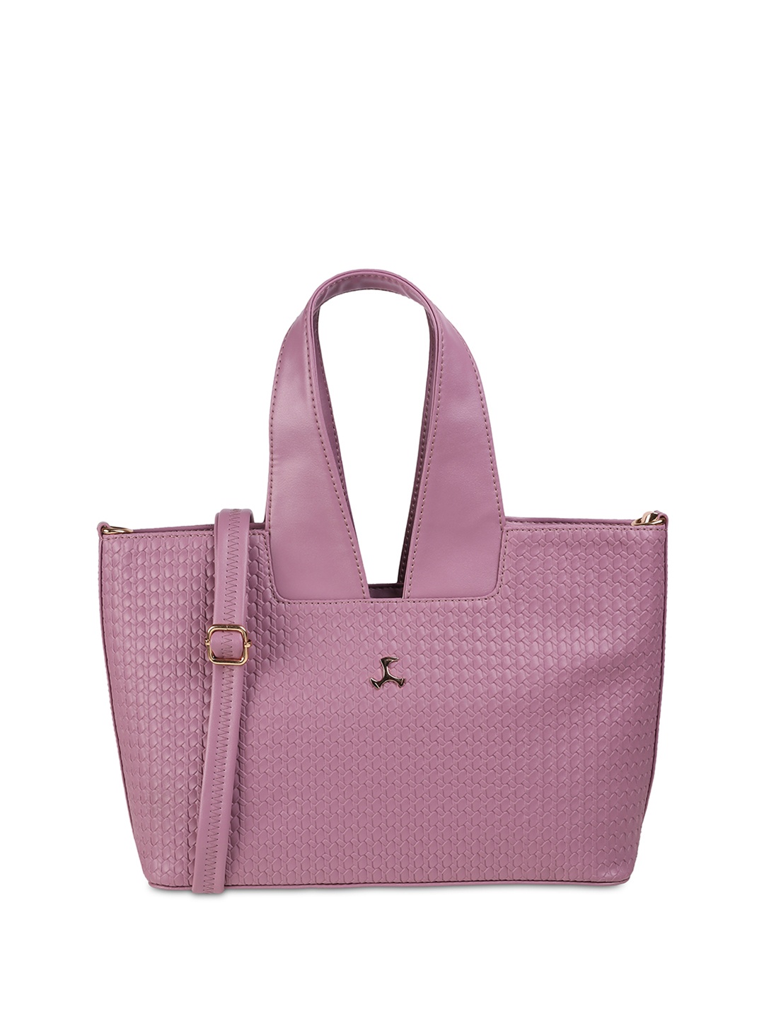 

Mochi Women Shopper Satchel with Quilted, Purple