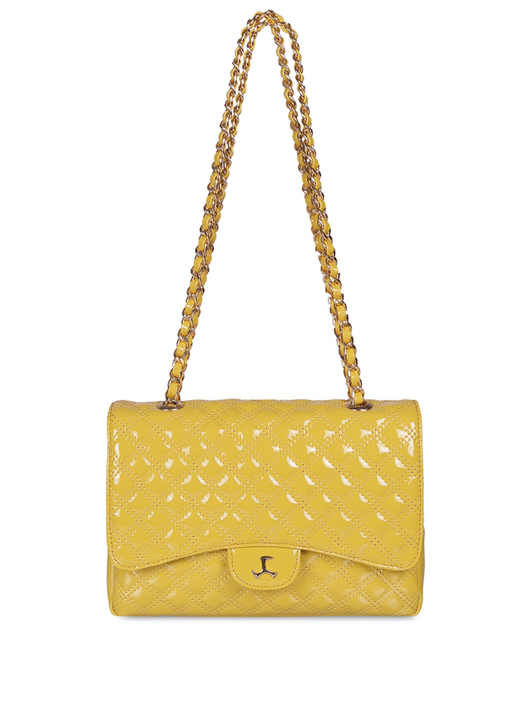 

Mochi Women Textured Sling Bag, Yellow