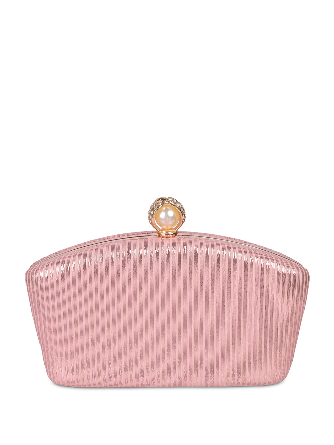 

Metro Embellished Box Clutch, Pink