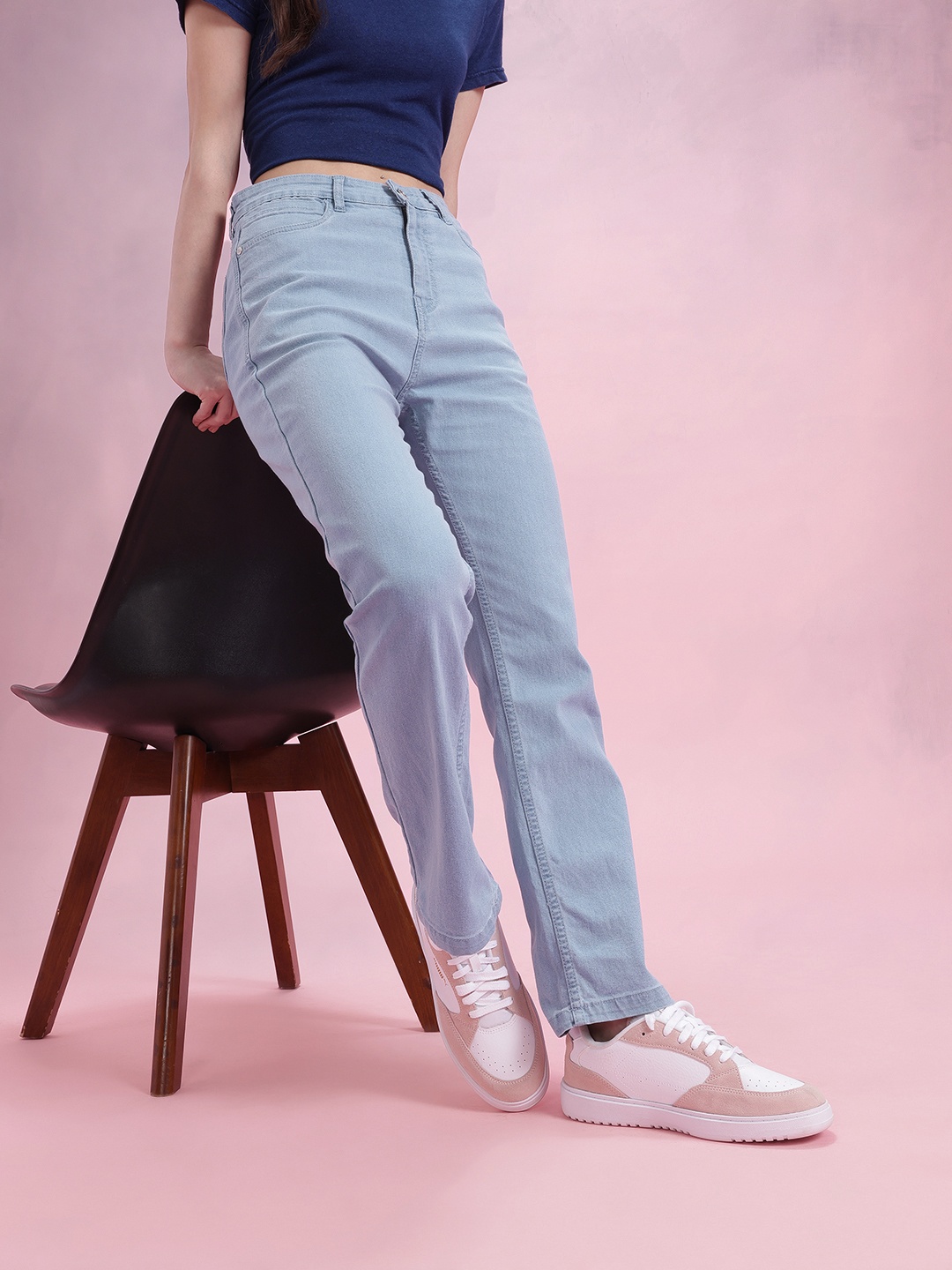 

DressBerry Women Straight Fit Jeans, Blue