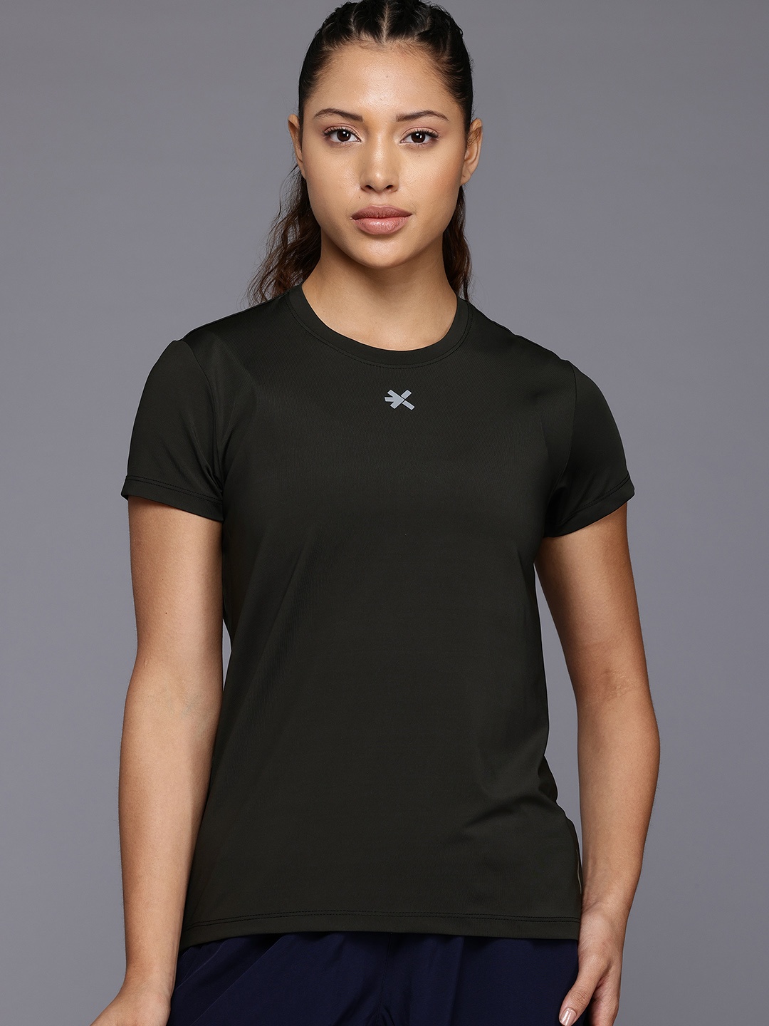 

HRX by Hrithik Roshan Rapid-Dry Running T-shirt, Black