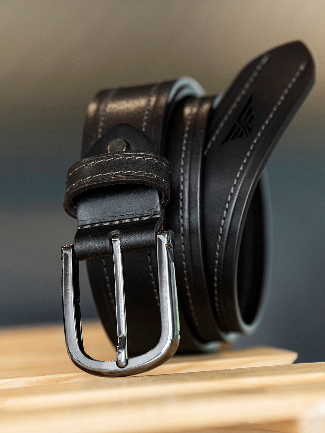 

Red Tape Men Leather Formal Belt, Brown