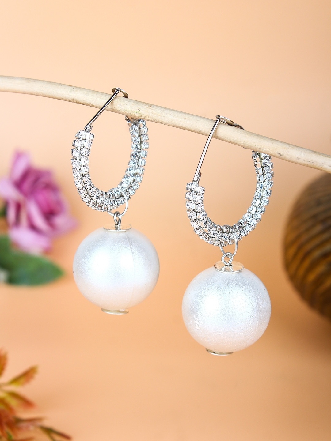 

KPOP Contemporary Drop Earrings, Silver