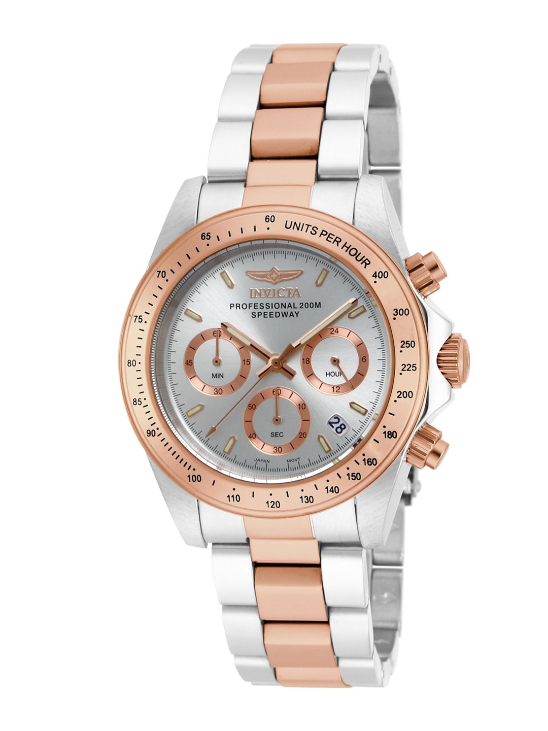 

Invicta Men Speedway Quartz Analogue Watch - 17030, Silver