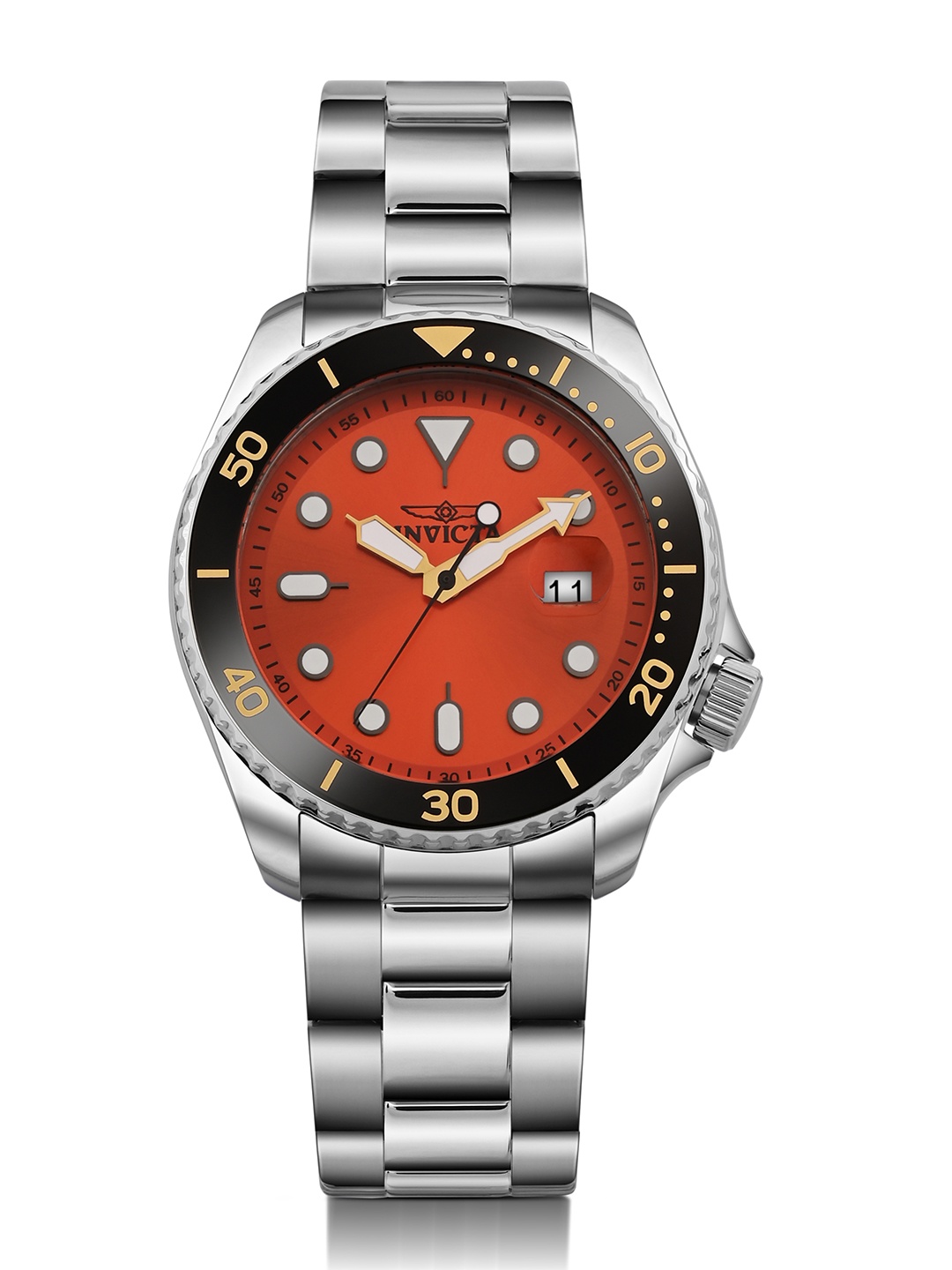 

Invicta Men Pro Diver Quartz Analogue Watch - 47159, Orange