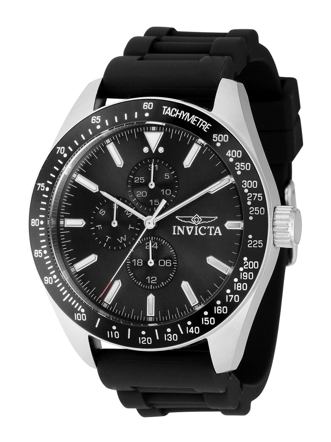 

Invicta Men Aviator Quartz Analogue Watch - 38402, Black