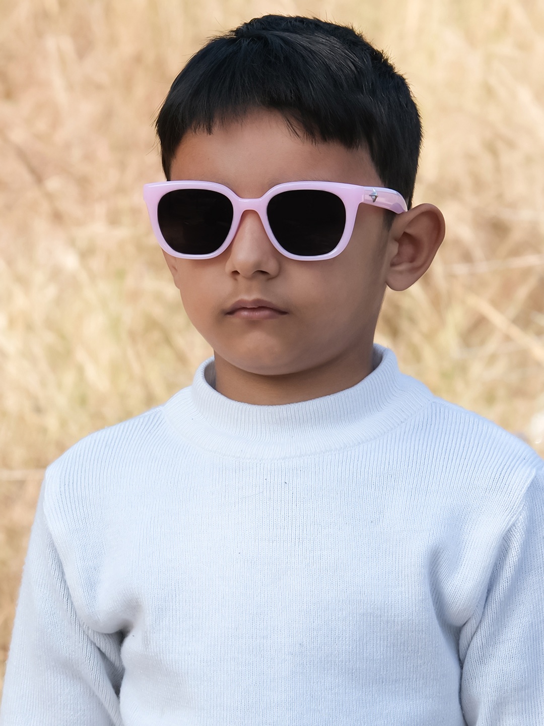 

DukieKooky Unisex Kids Wayfarer Sunglasses with UV Protected Lens, Black