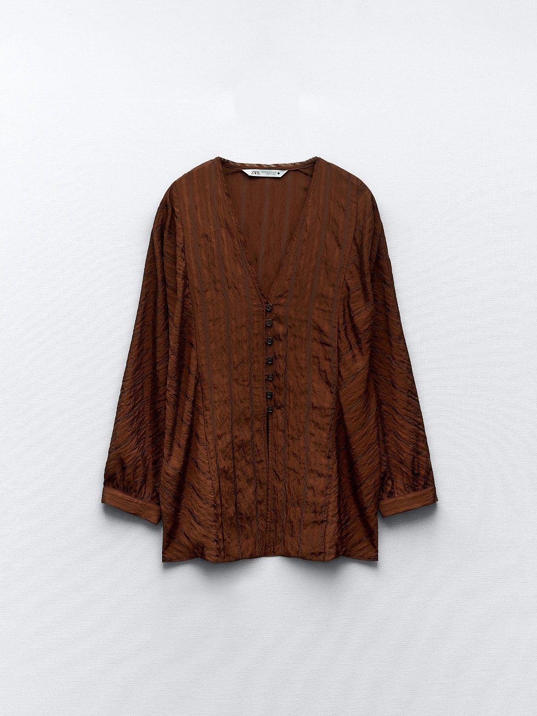 

ZARA Women Brown Shirt