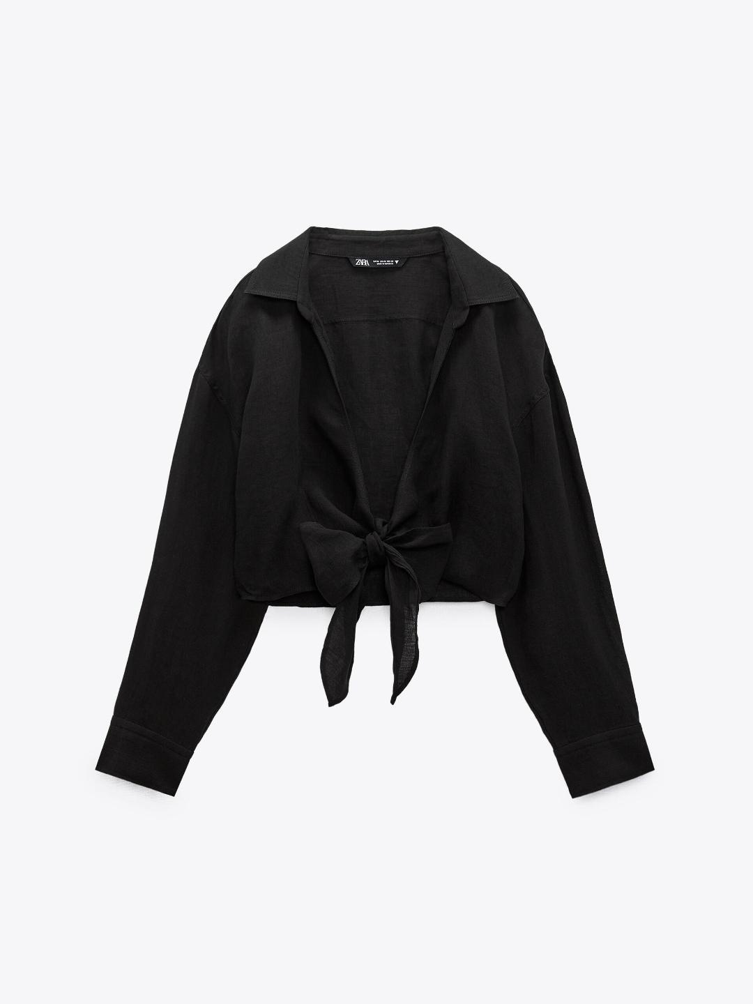 

ZARA Women Black Tops