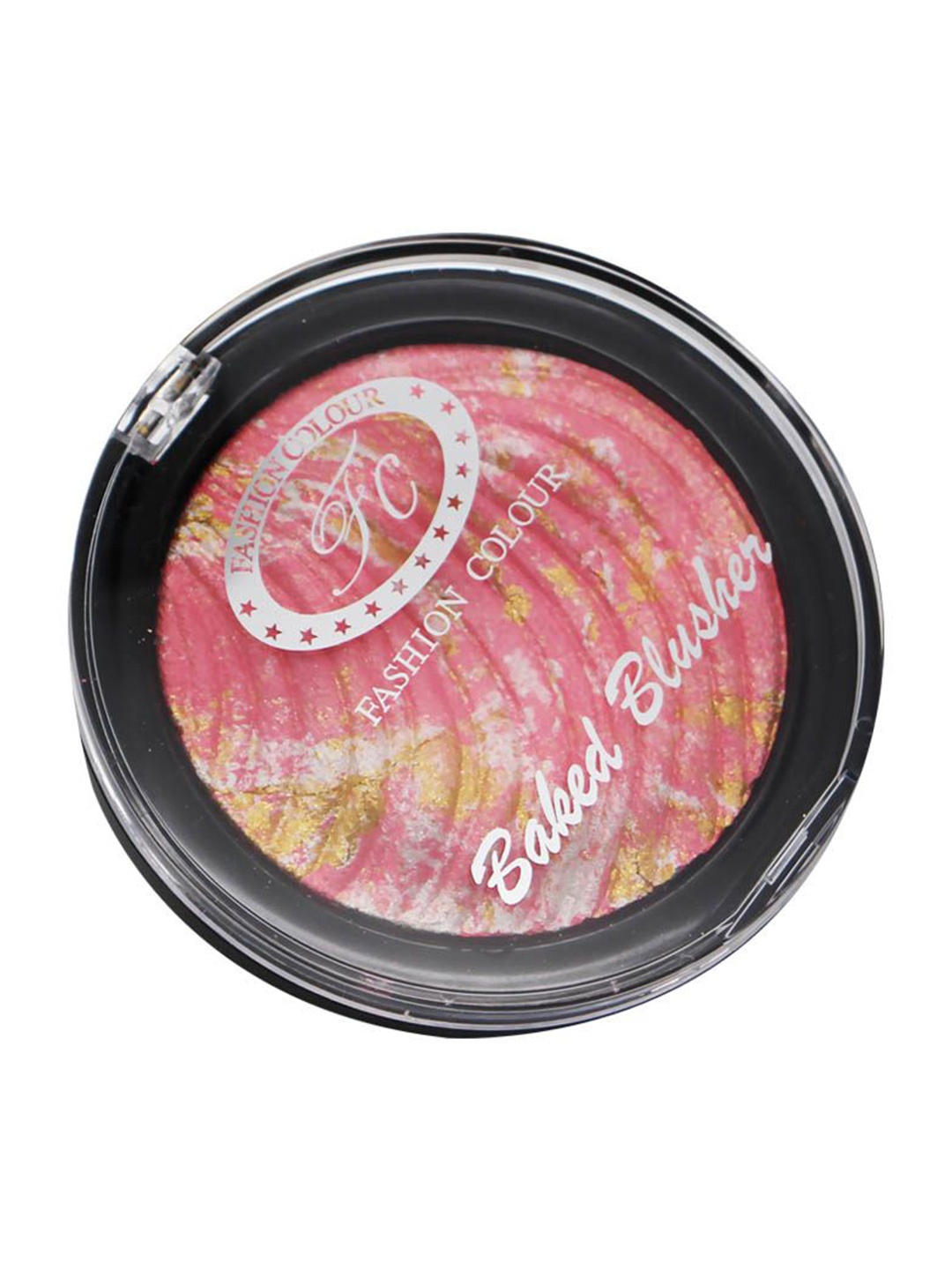 

Fashion Colour Baked Blusher Waterproof Blush Powder - Shade 01, Pink