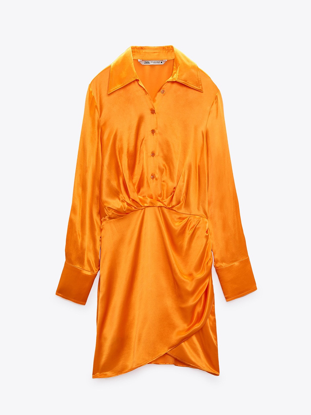 

ZARA Women Orange Dress