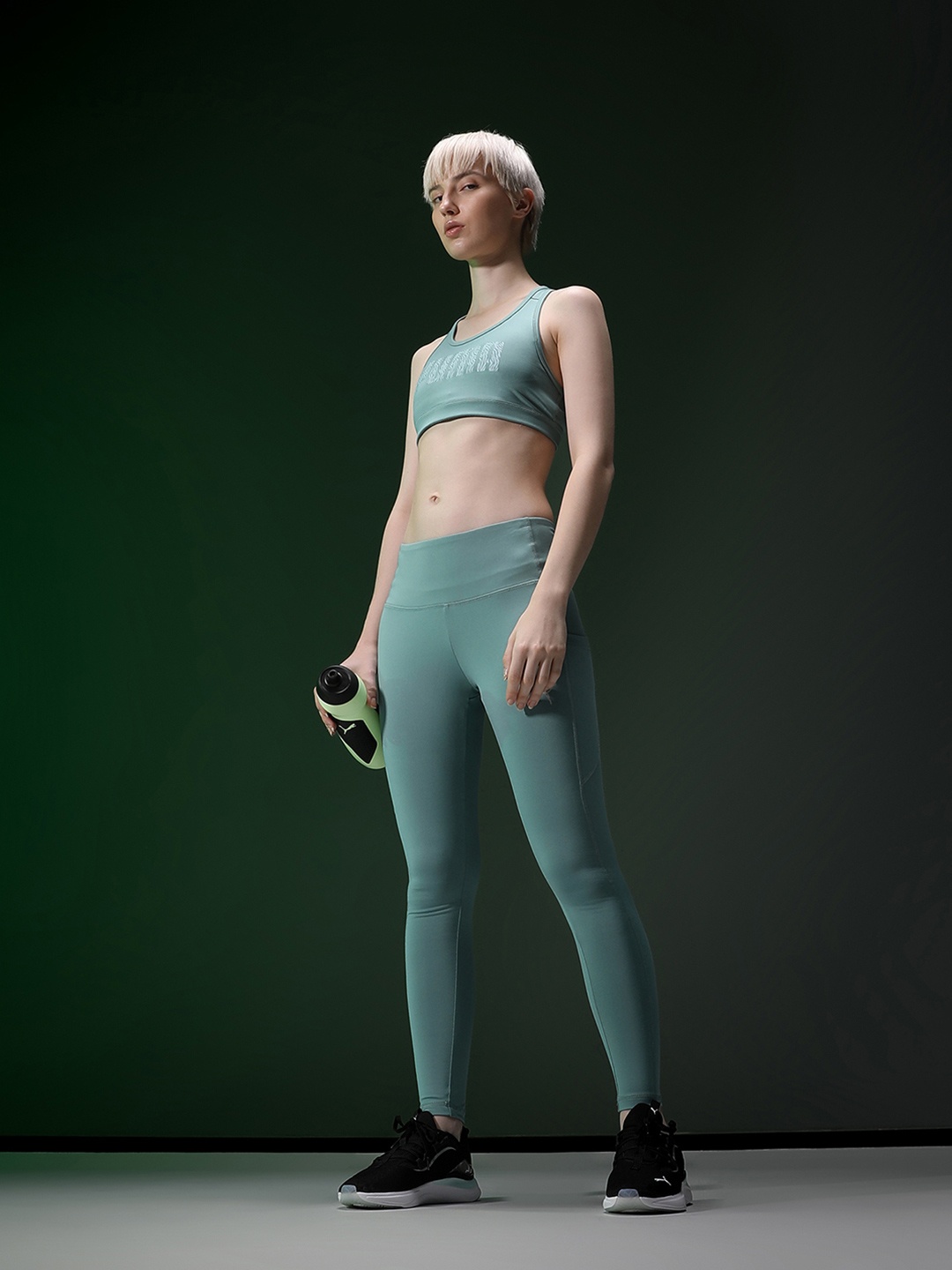 

Puma Women Train-All-Day 7/8 Training Tights with Pockets, Blue