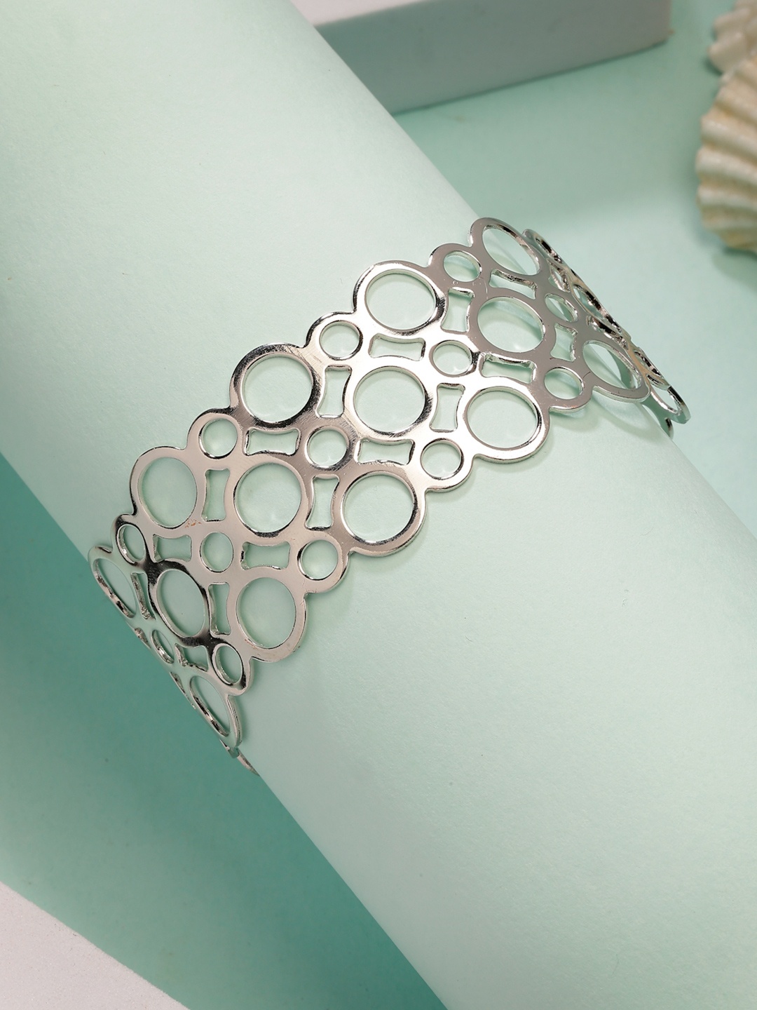 

NVR Silver-Plated Cuff Bracelet