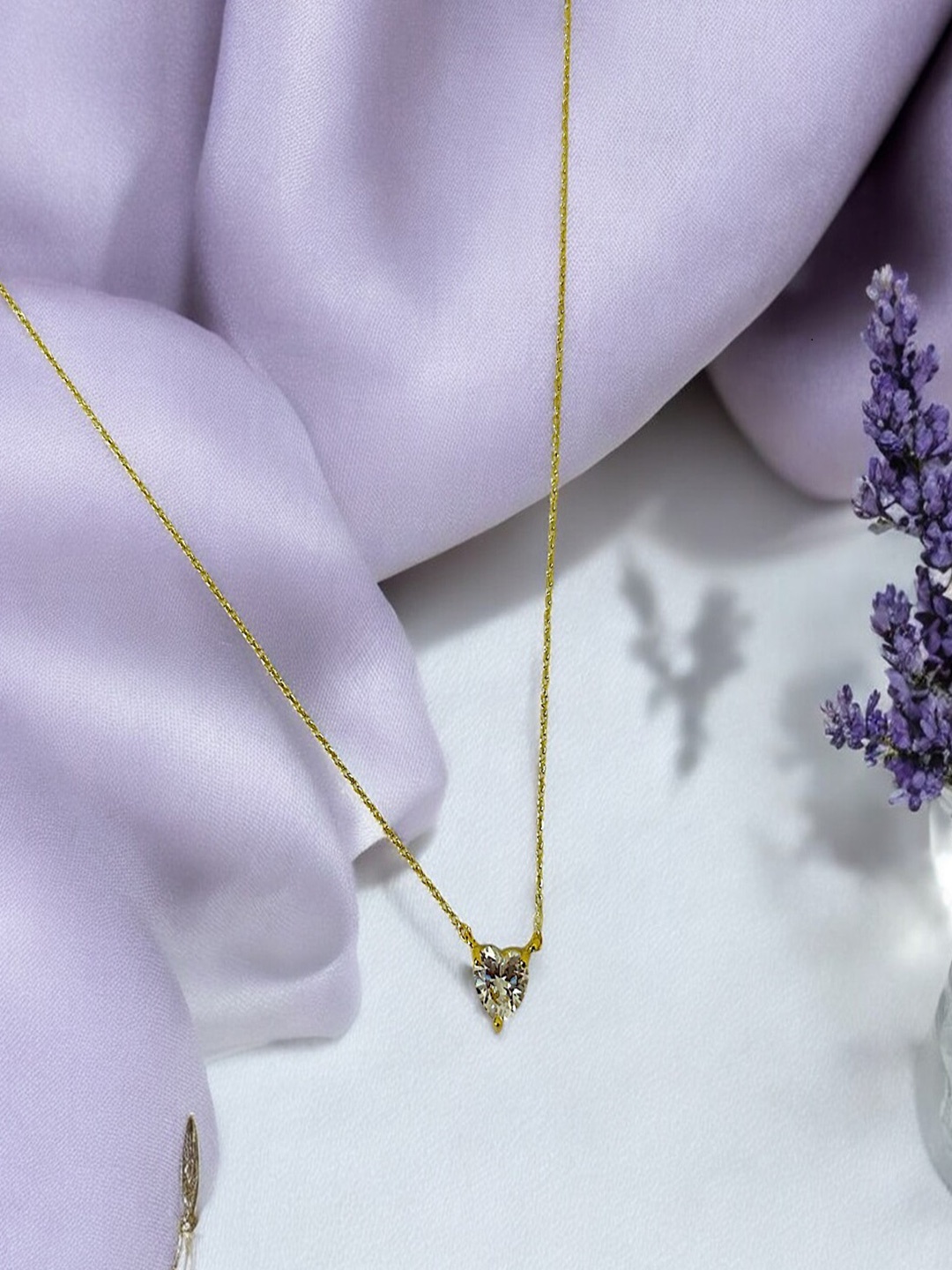 

AccessHer Gold-Plated Stone Studded Pendants with Chains