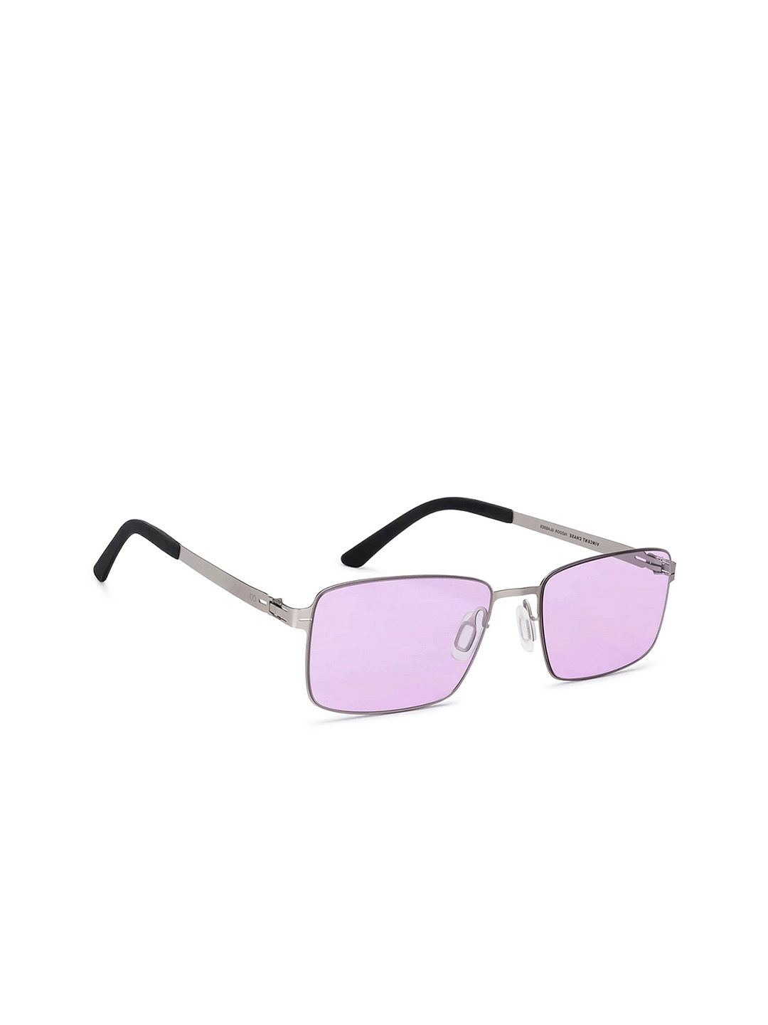 

Vincent Chase Unisex Rectangle Sunglasses with UV Protected Lens 221058, Purple