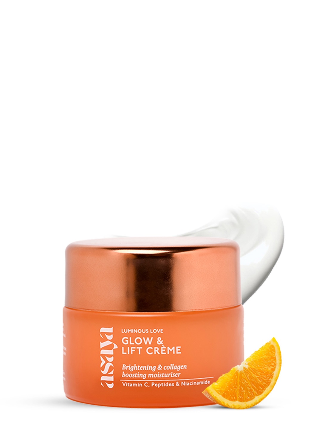 

Asaya Glow & Lift Cream With Vitamin C & Niacinamide - 50g, Orange