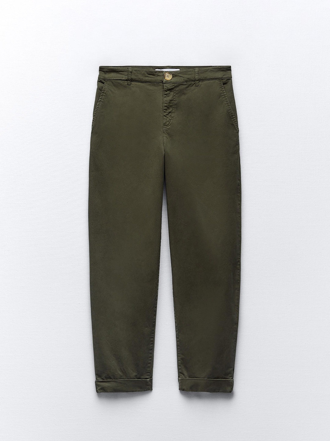 

ZARA Women Khaki Trousers