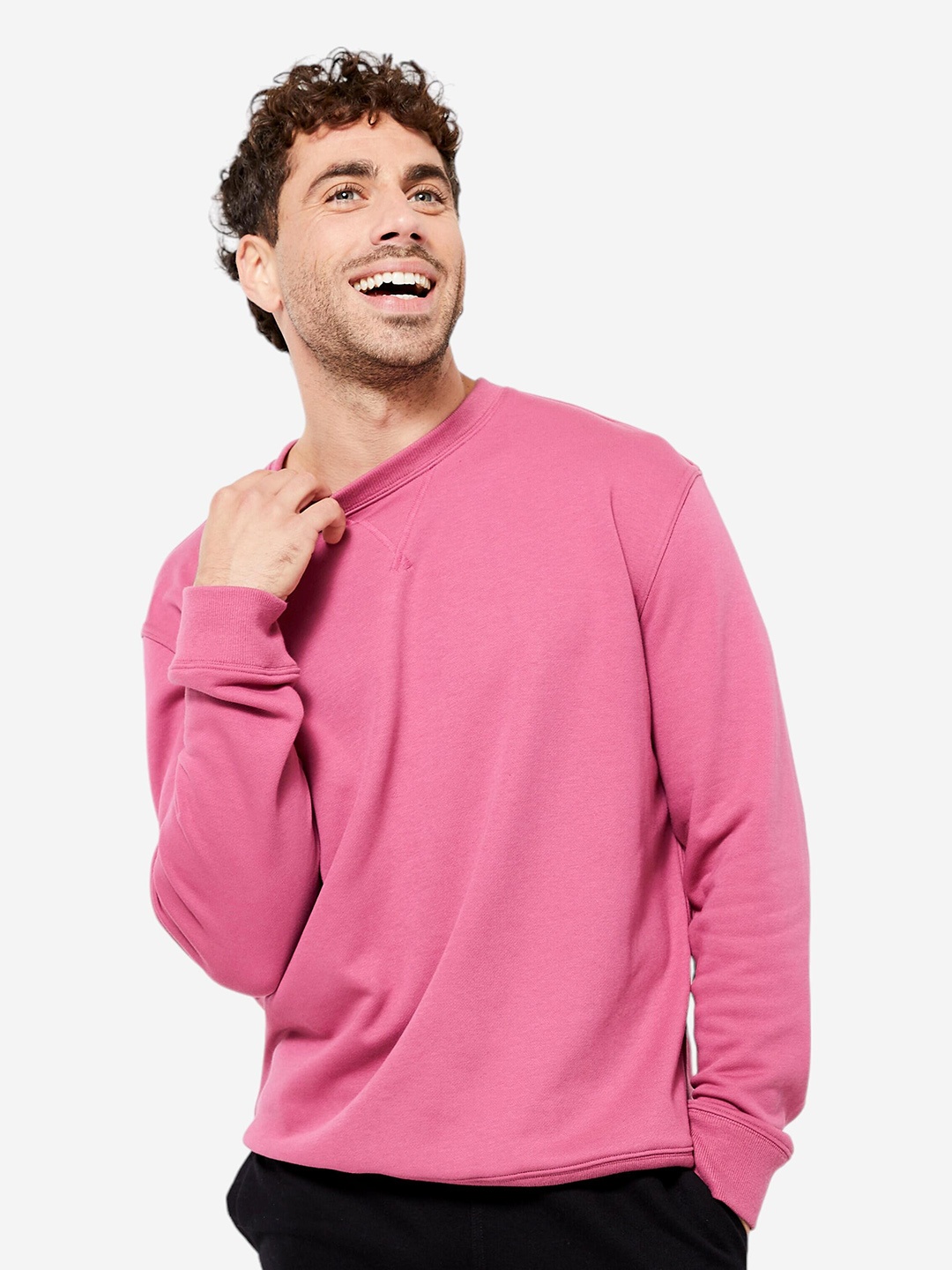 

Domyos By Decathlon Round Neck Sweatshirts, Pink