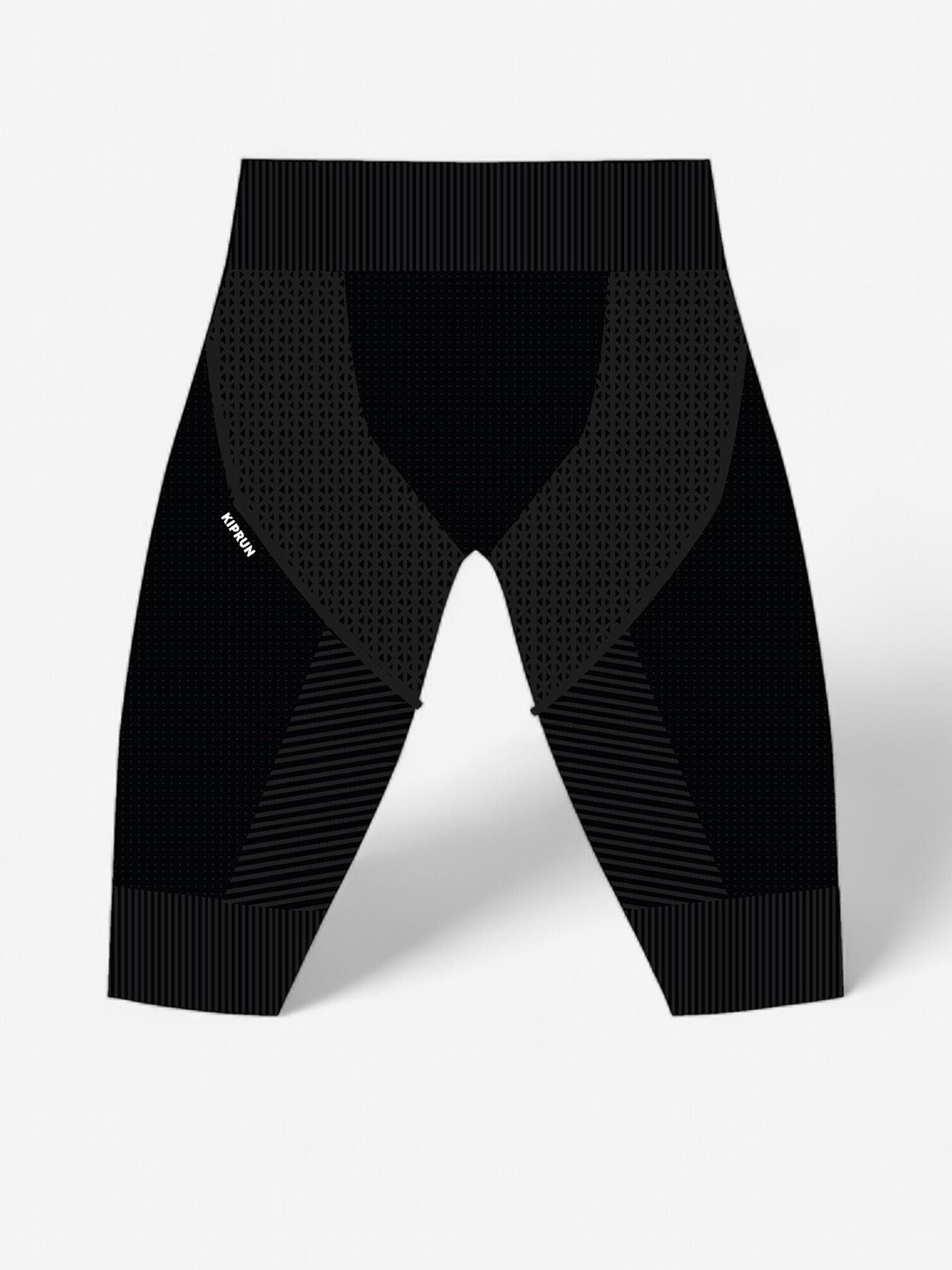 

KIPRUN By Decathlon Men Mid Rise Tights, Black