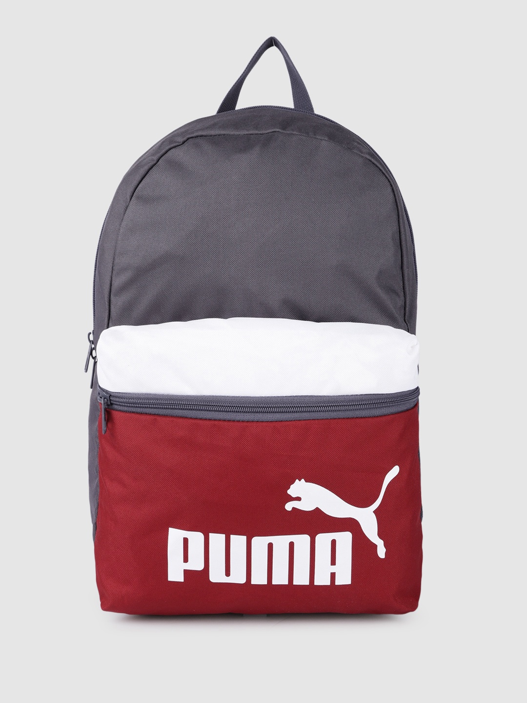 

Puma Unisex Phase Colourblocked Backpack, Grey