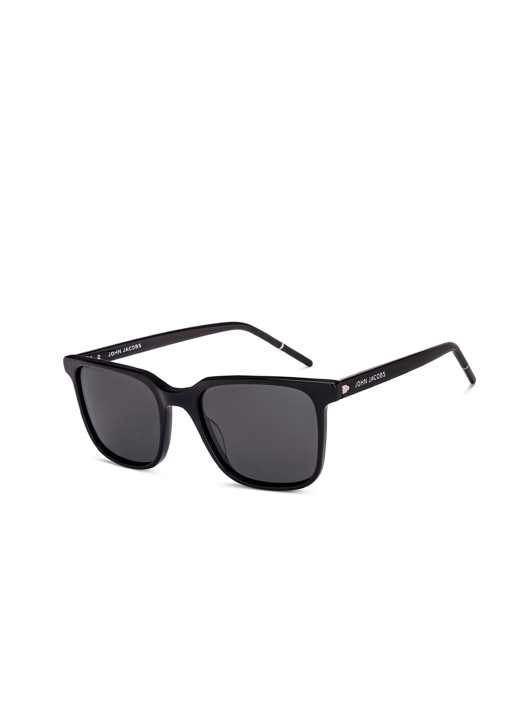 

John Jacobs Unisex Wayfarer Sunglasses with Polarised and UV Protected Lens, Grey