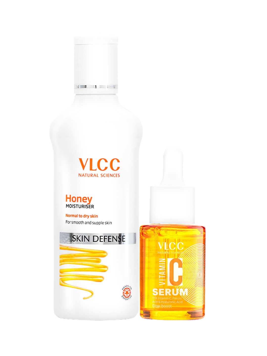 

VLCC Honey Moisturizer - 100 g With Vitamin C Serum - 30 ml, White