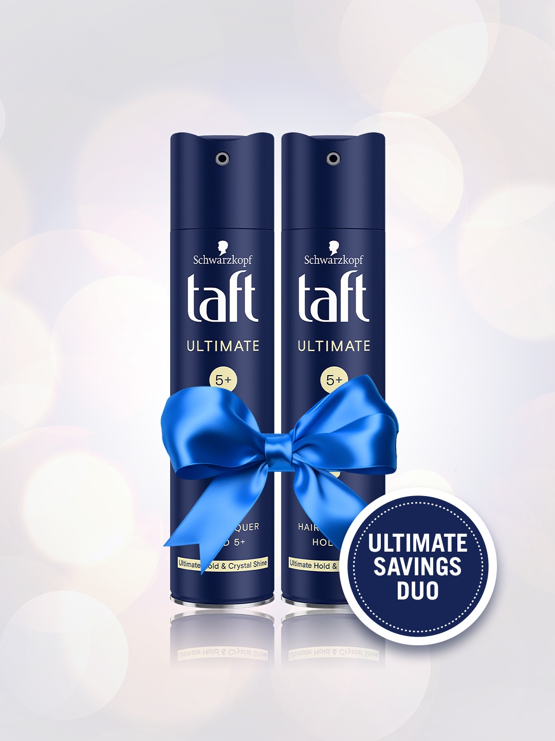 

Schwarzkopf 2pc Taft Ultimate Hair Lacquer with Liquid Gloss Effect & Long Lasting Hold 5+, Blue