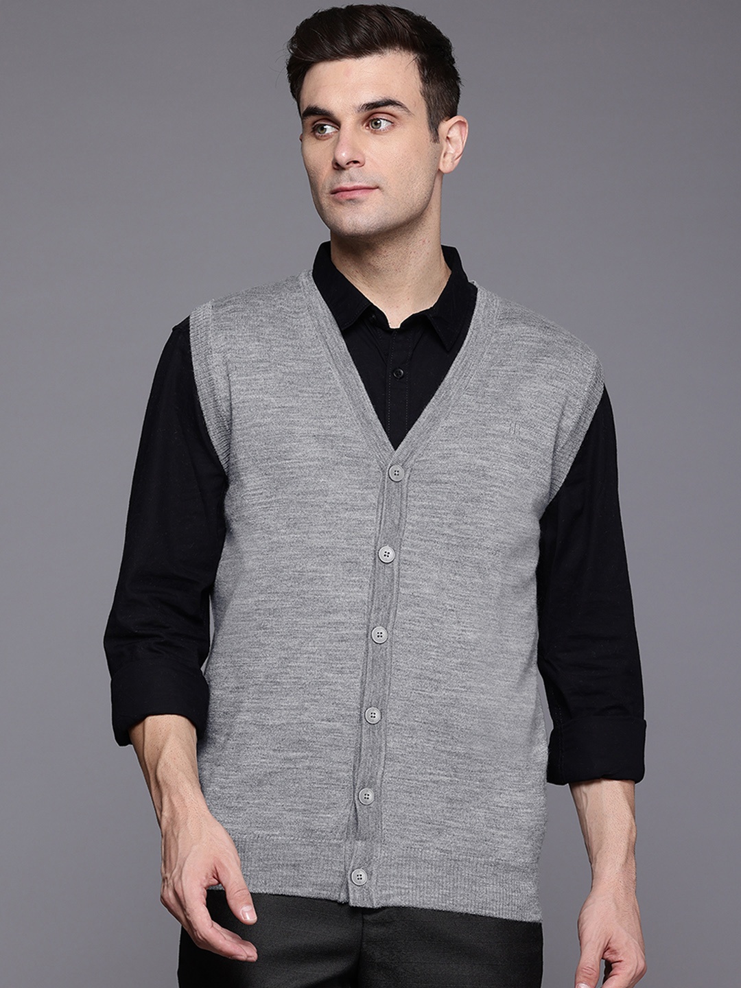 

Raymond Solid Cardigan, Grey