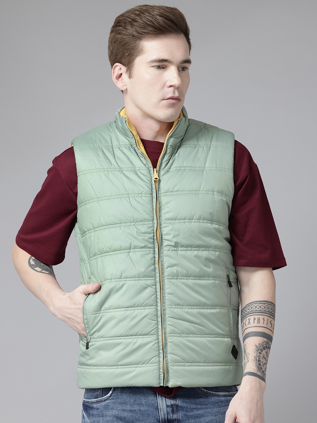 

Park Avenue Reversible Padded Jacket, Green