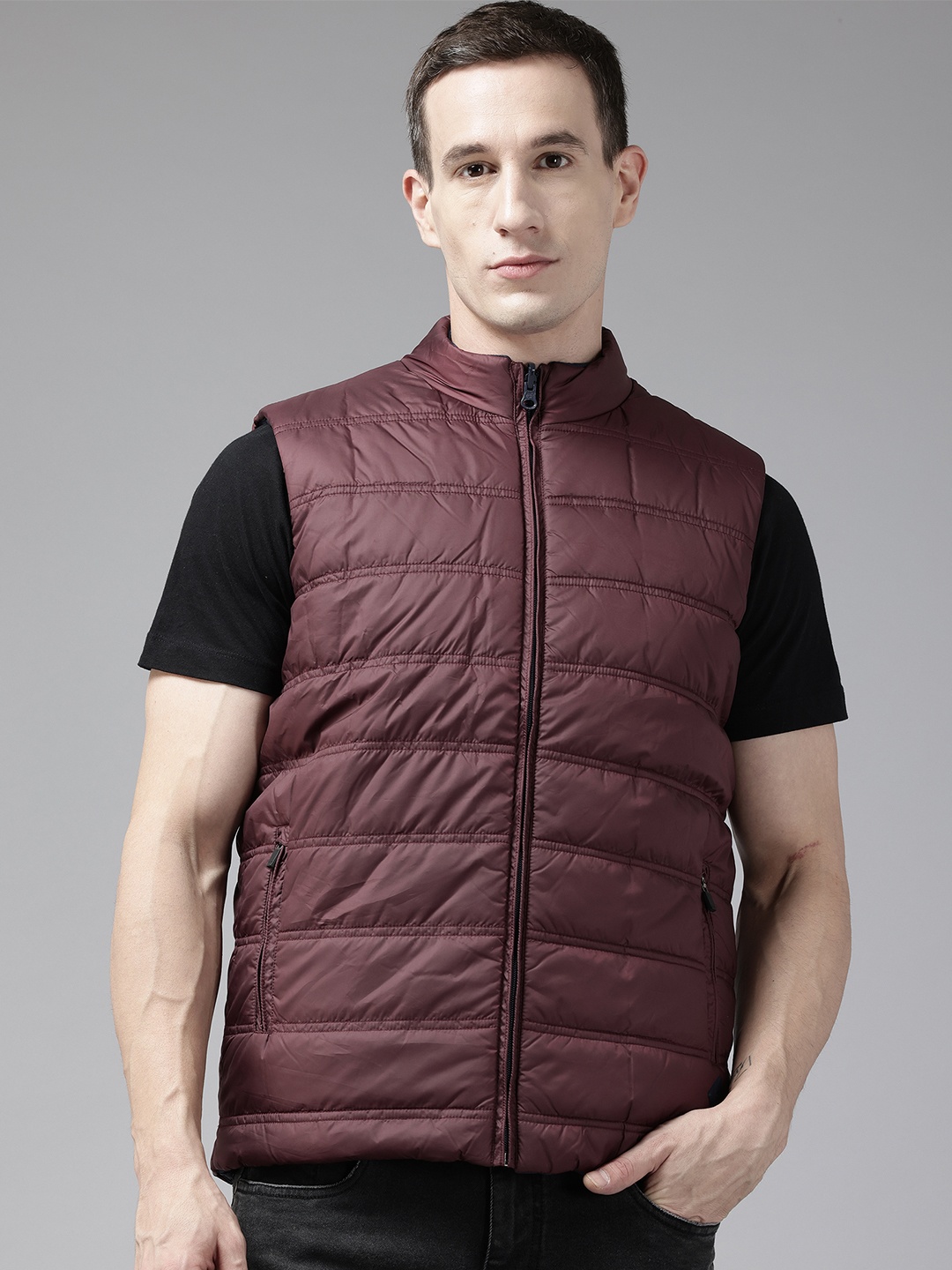 

Park Avenue Reversible Padded Gilet, Burgundy