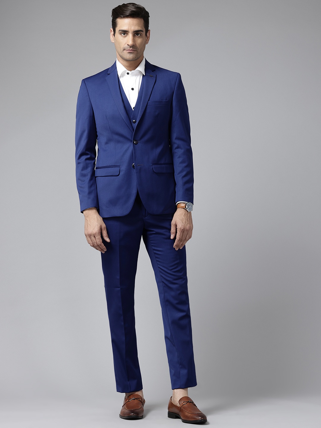 

Park Avenue Formal Blazer & Trouser With Waistcoat, Blue