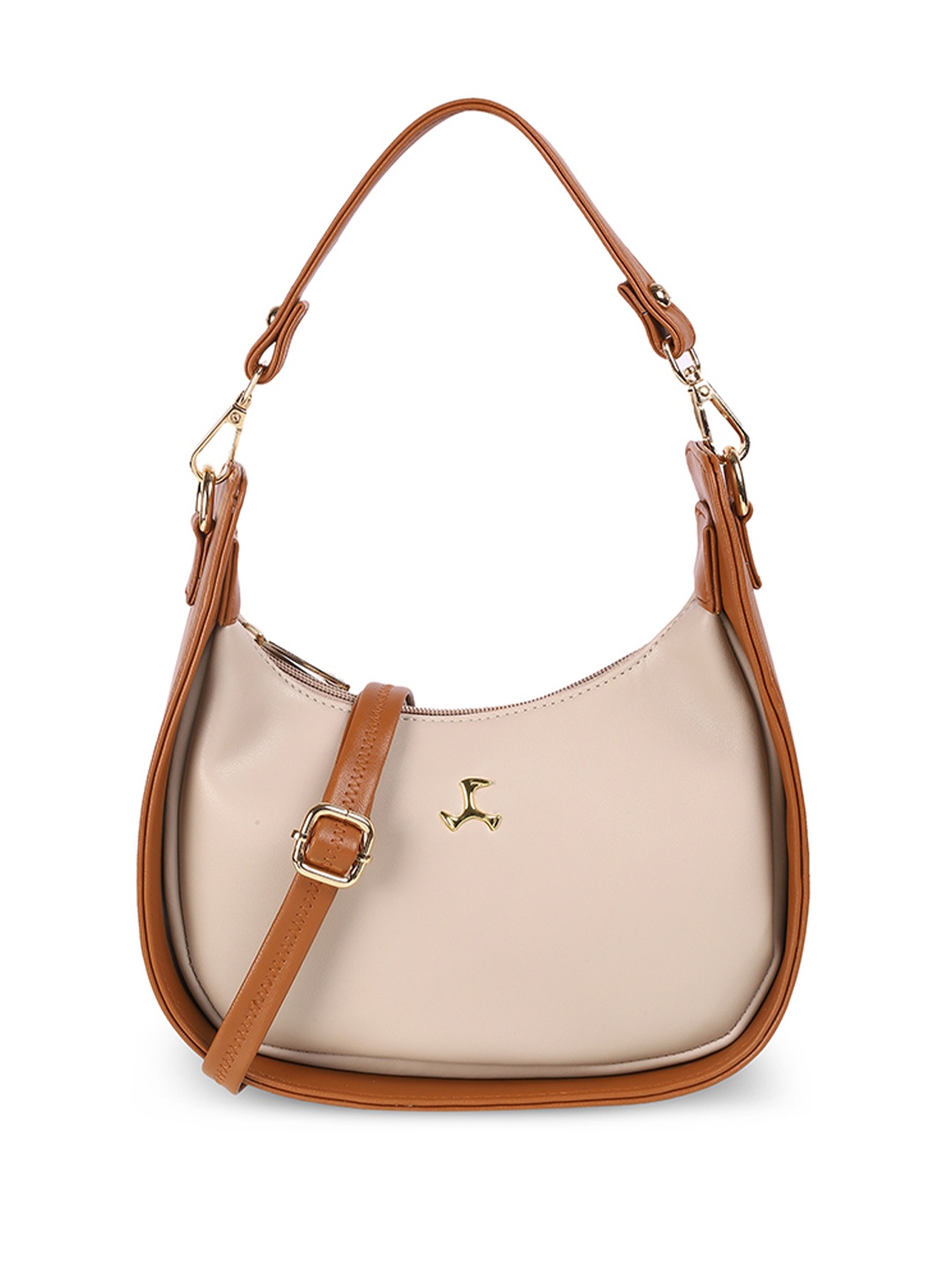 

Mochi Half Moon Handheld Bag, Beige