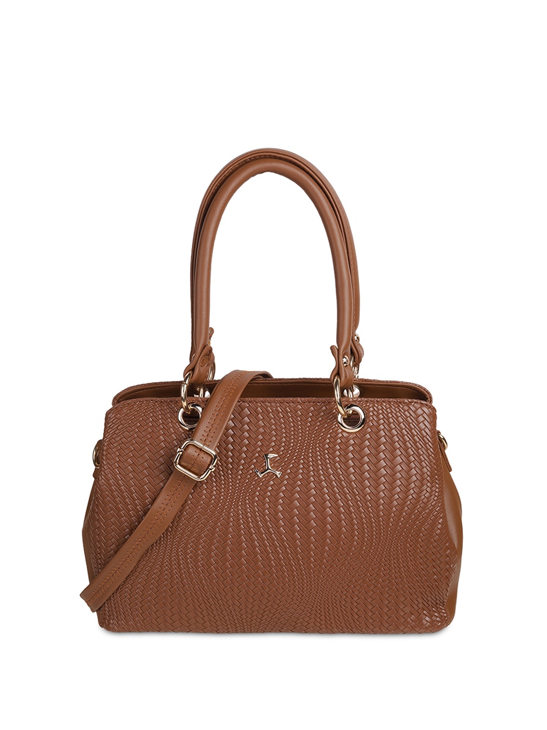 

Mochi Women Textured Shoulder Bag, Tan