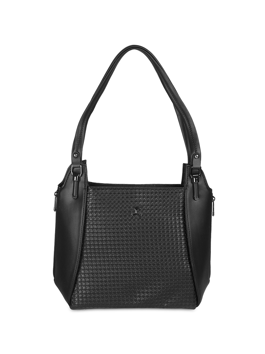 

Mochi Shoulder Structured Bag, Black