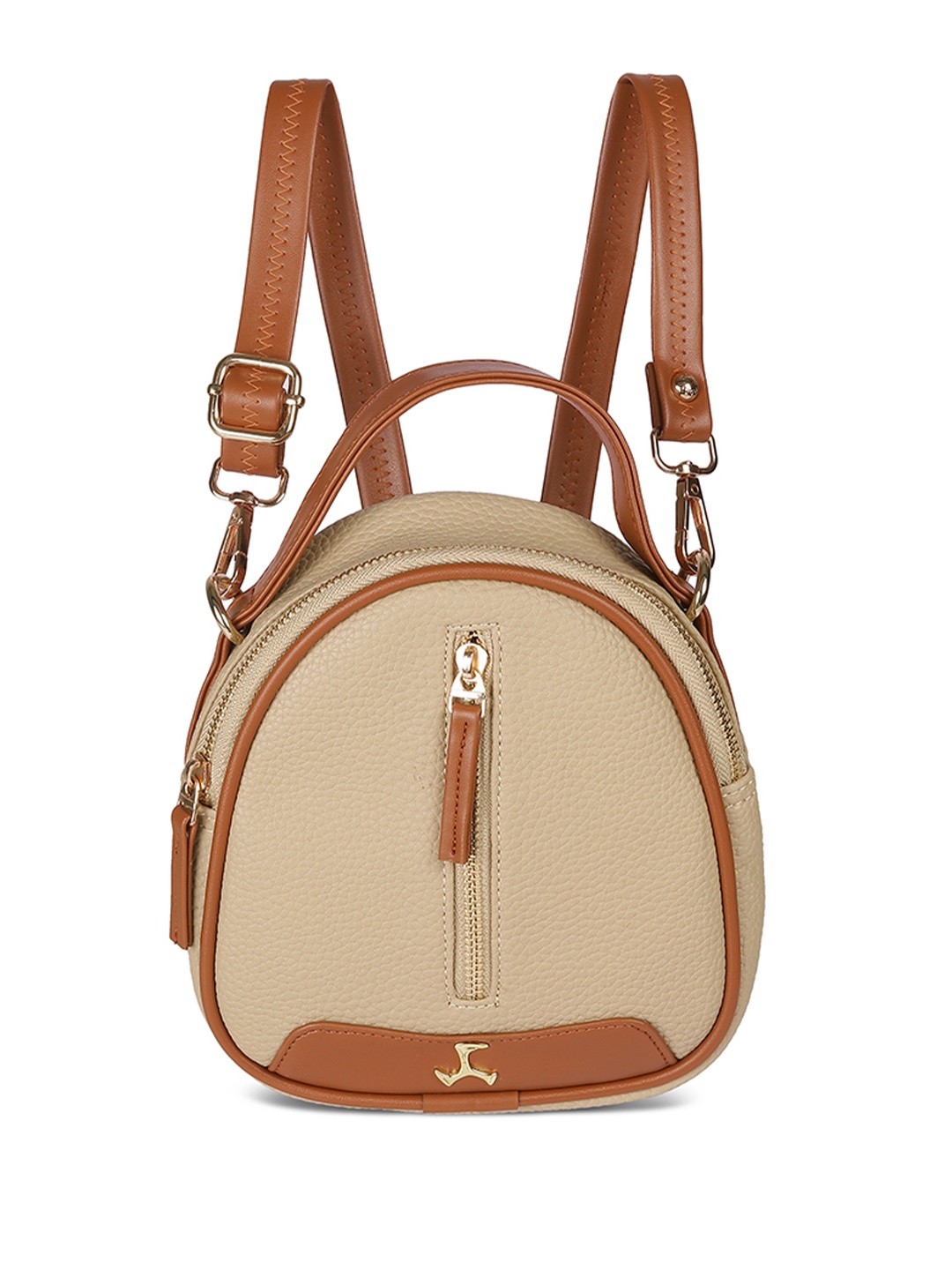 

Mochi Solid Swagger Handheld Bag, Cream