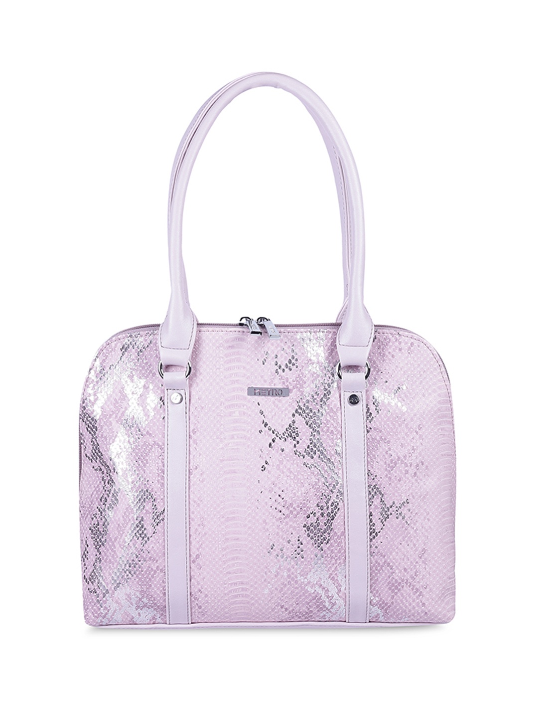

Metro Women Structured Embellished Tasselled Shoulder Bag, Purple
