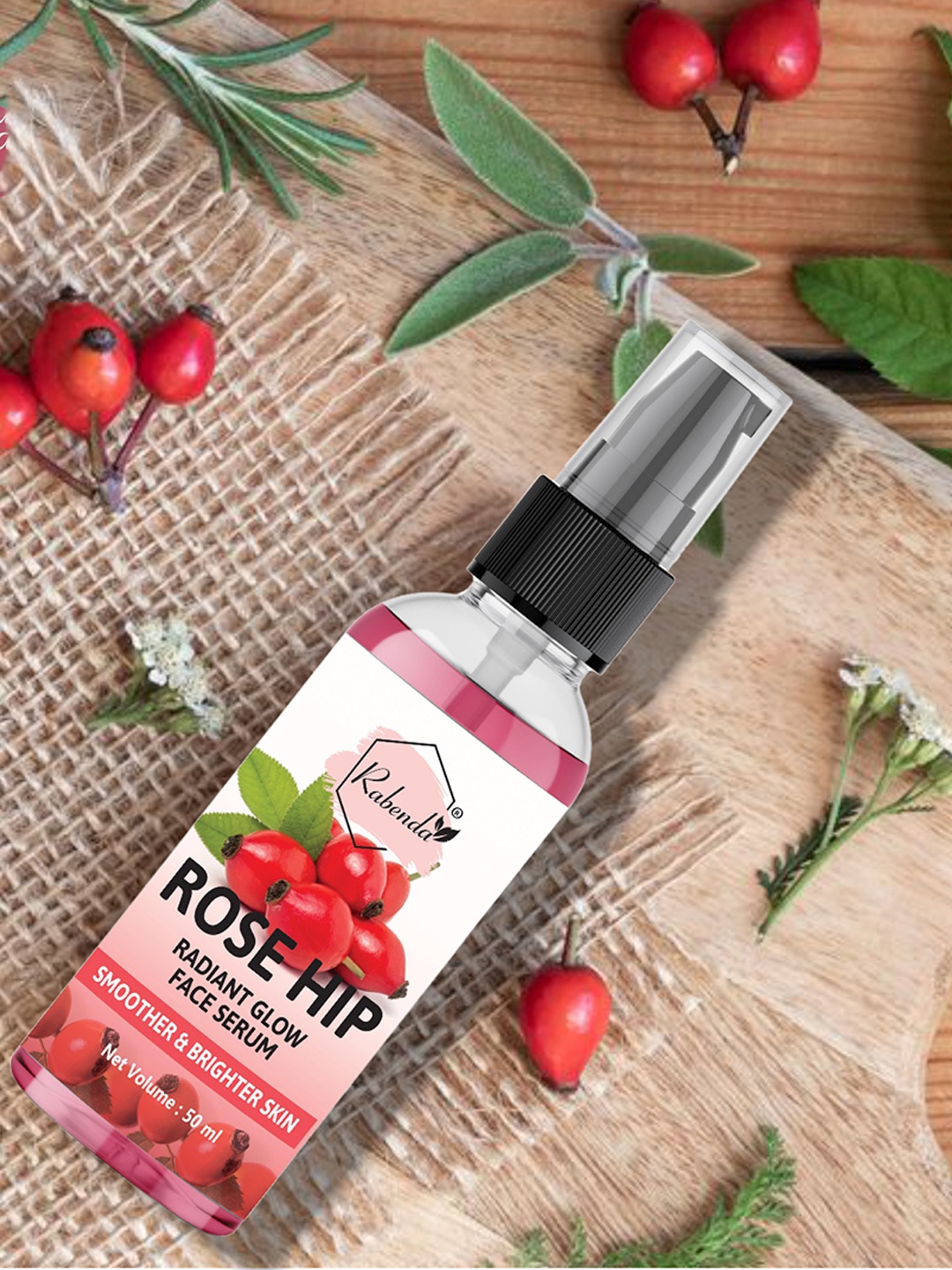 

Rabenda Rosehip Face Serum - 50ml, Red