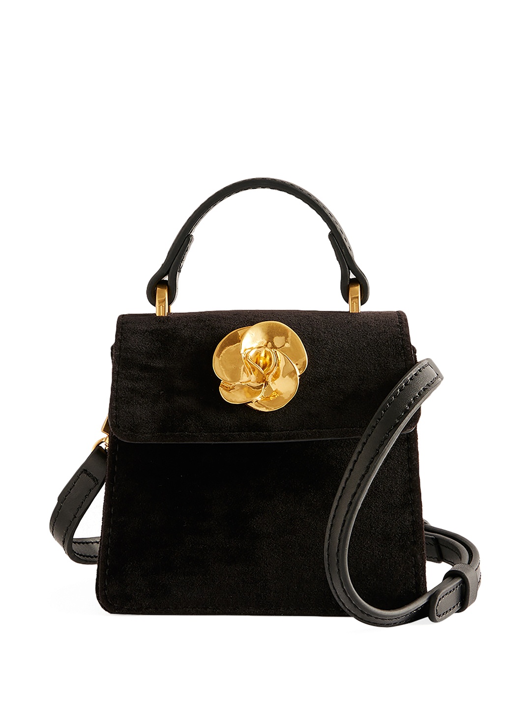 

Ted Baker PU Shopper Handheld Bag with Applique, Black