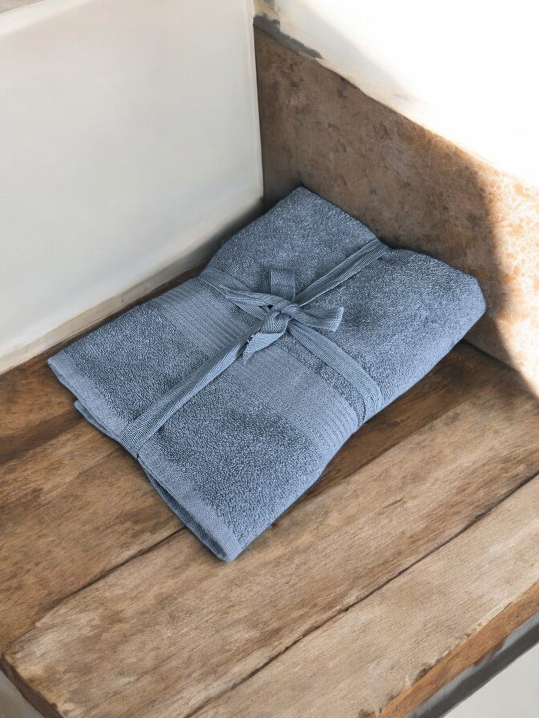

SENSES Blue 3 Cotton 350 GSM Bath Towel