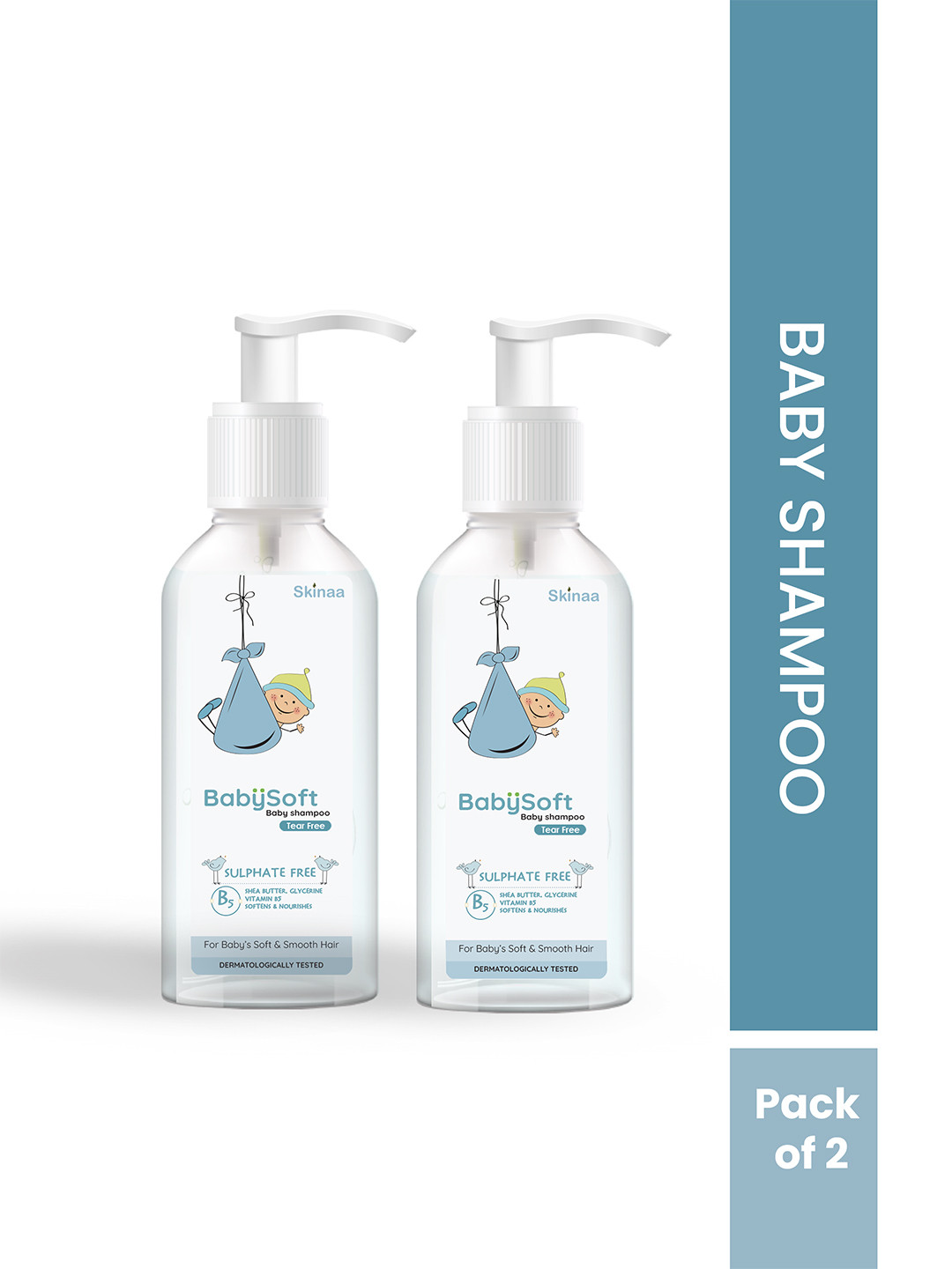 

SKINAA Set Of 2 Babysoft Massage Oil - 100 ml Each, White