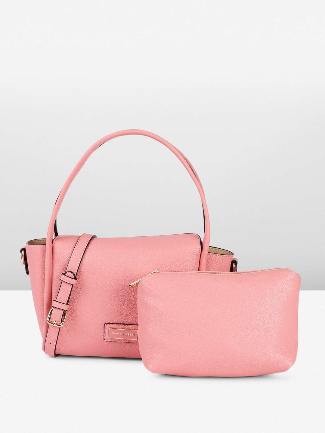 

Van Heusen Structured Handheld Bag, Pink